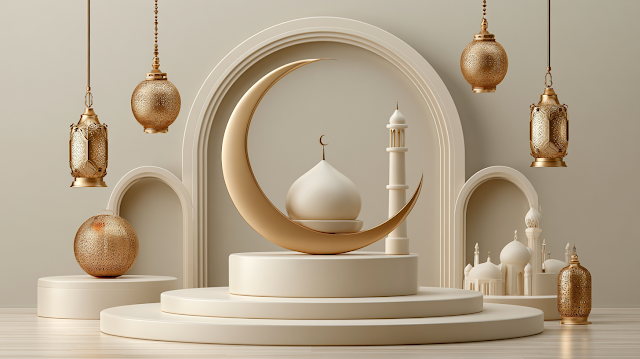 Elegant Eid Al-Adha Greeting Background