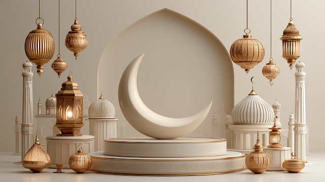 Elegant Eid Al-Adha Greeting Background