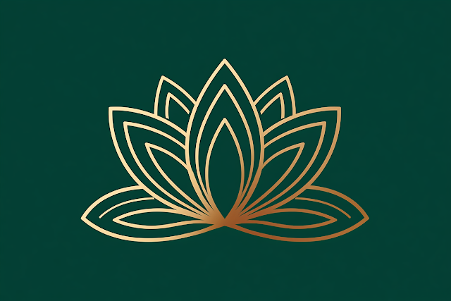 Elegant Minimalist Lotus Flower Logo