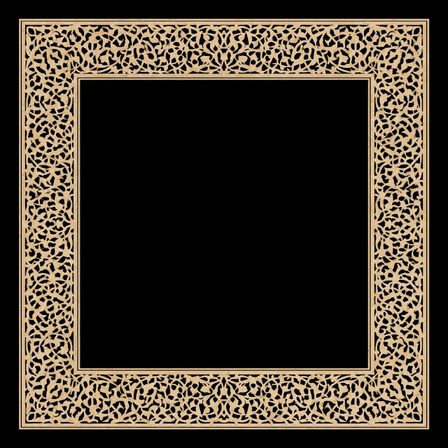 Elegant Ornate Square Decorative Frame