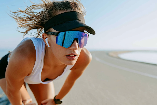 Endurance Athlete Taking a Break on Scenic Path