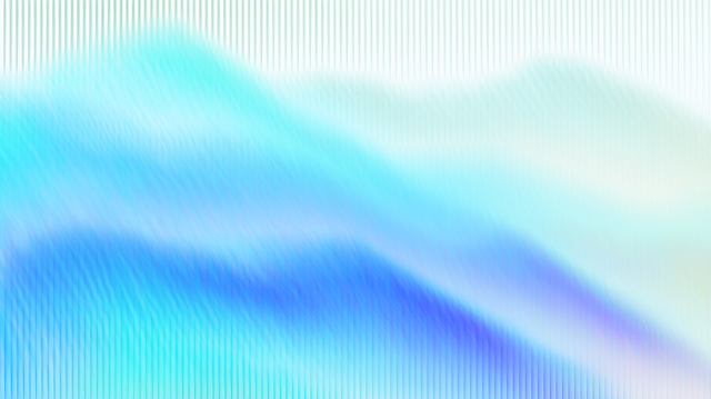 Ethereal Aqua Abstract Gradient Waves
