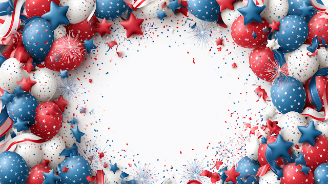 Festive Fourth of July Celebration Banner