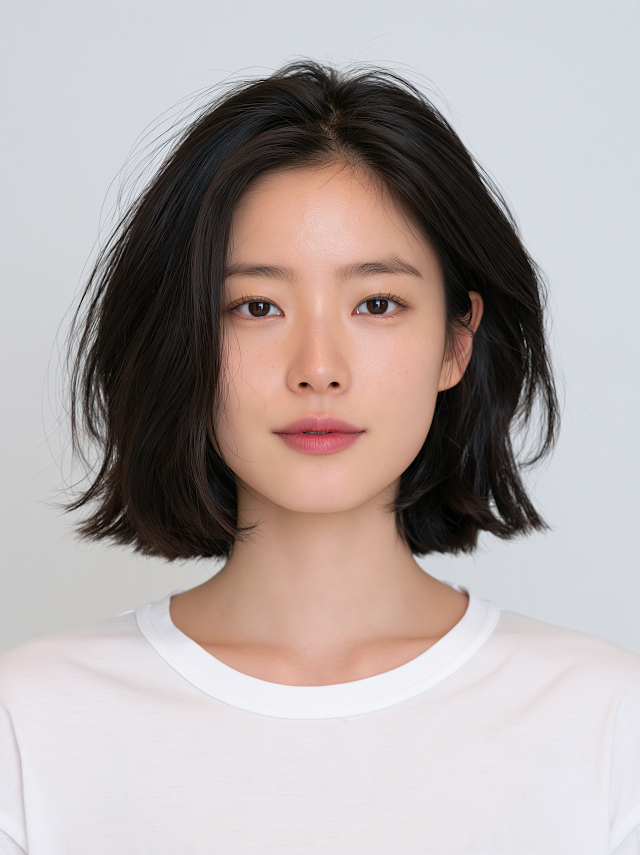 Formal ID Photo of a Korean Woman