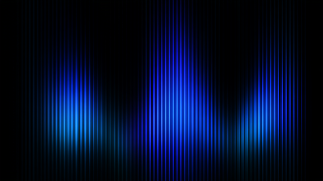 Futuristic Abstract Light Installation