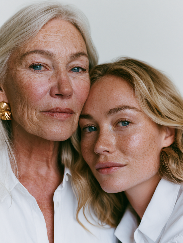 Generational Beauty: A Mother and Daughter Portrait