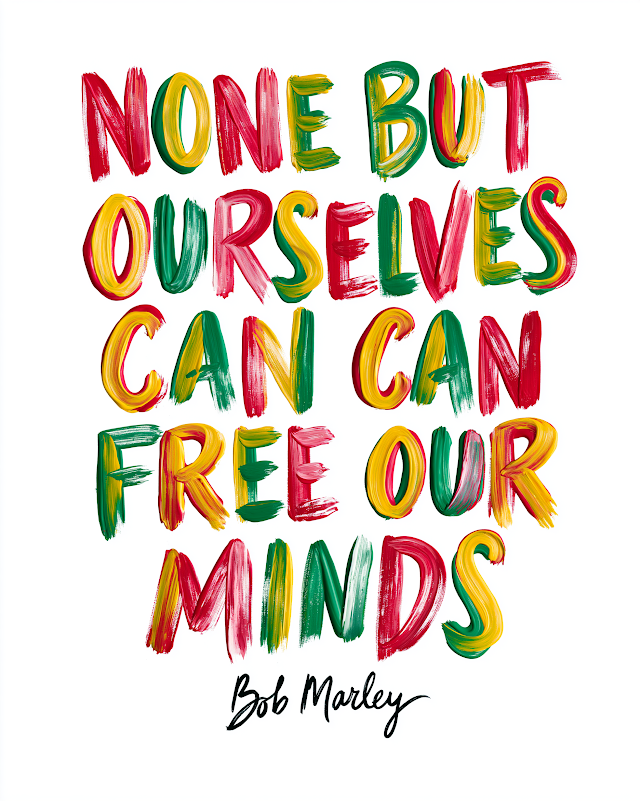 Inspirational Brush Lettering: Free Our Minds