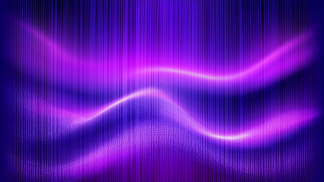 Luminous Waves of Violet and Magenta