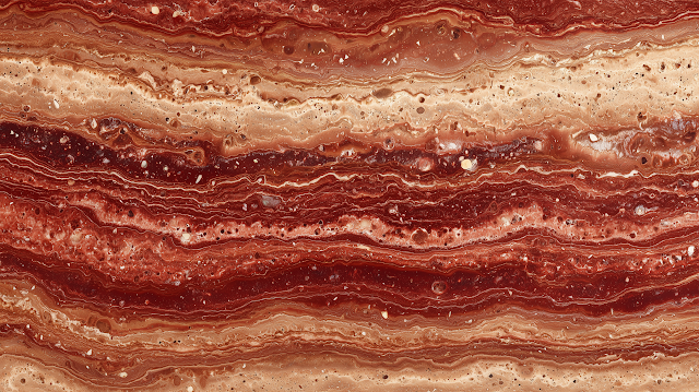 Luxury Red Marble and Travertine Fusion Texture