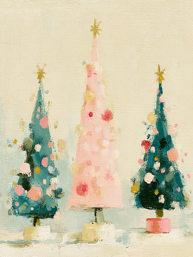Mid-Century Atomic Christmas Trees