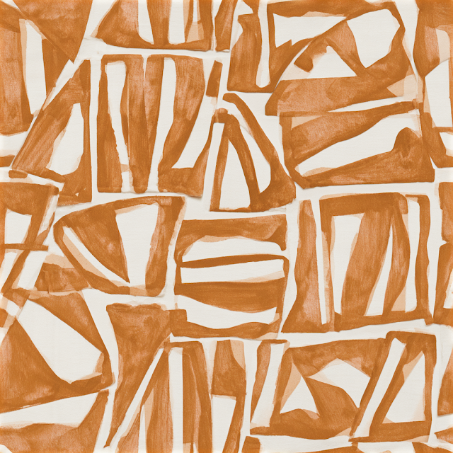 Mid-Century Modern Terracotta Pattern