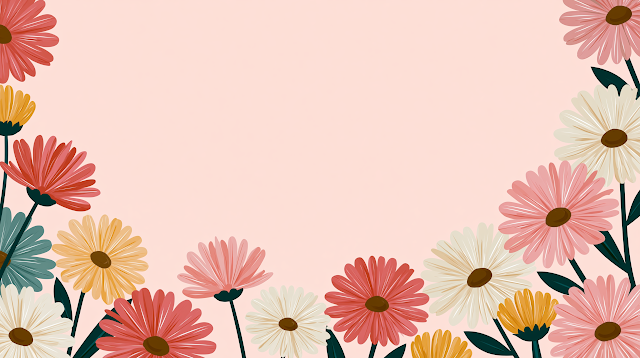 Minimal Floral Spring Background