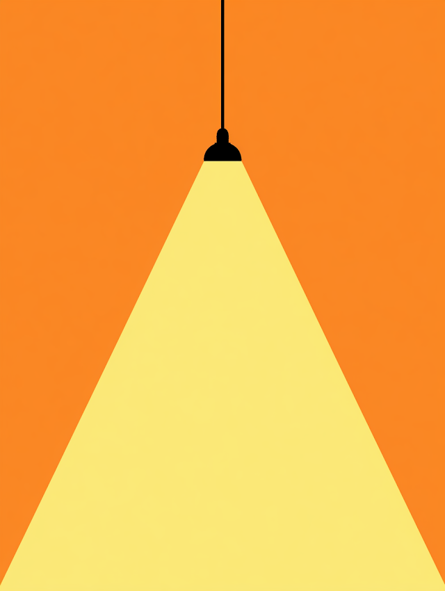 Minimalist Black Pendant Lamp with Warm Light