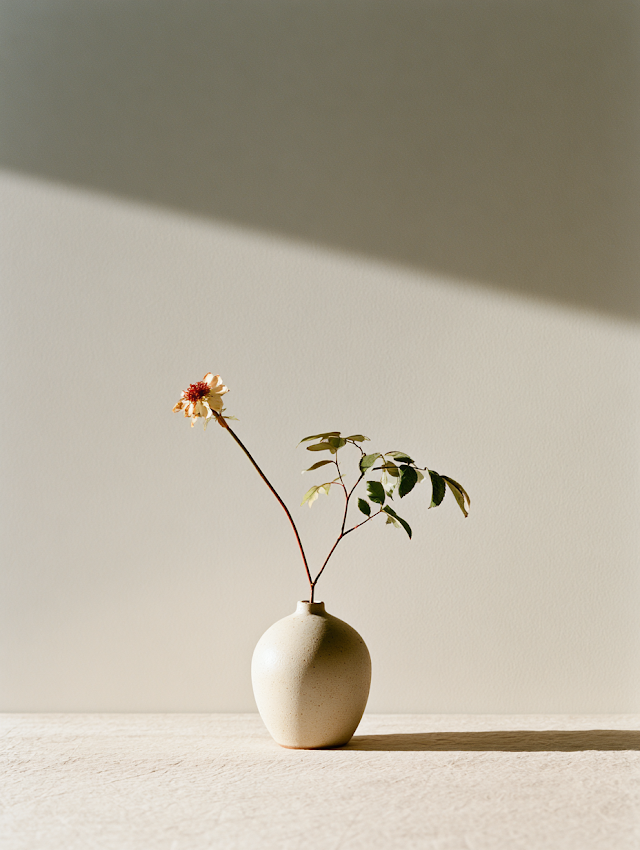 Minimalist Floral Still Life