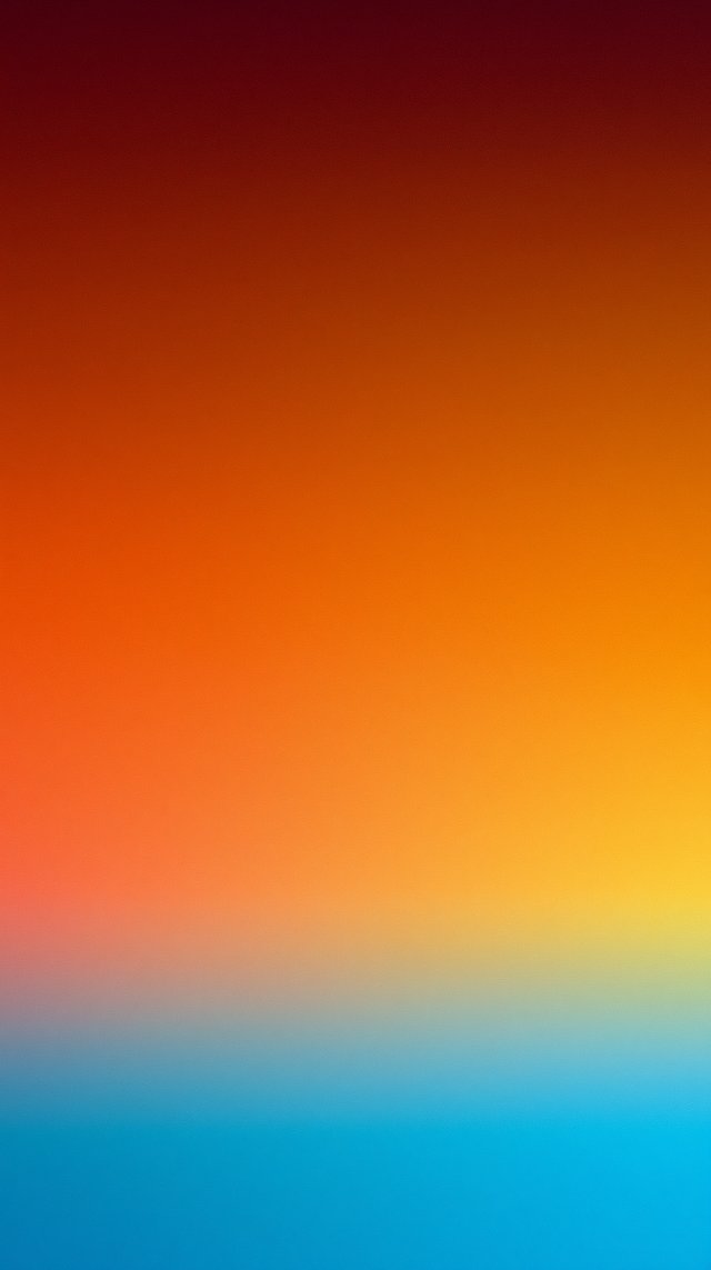 Minimalist Orange and Blue Gradient Background