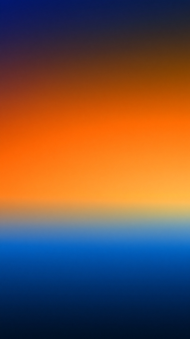 Minimalist Orange and Blue Gradient Wallpaper