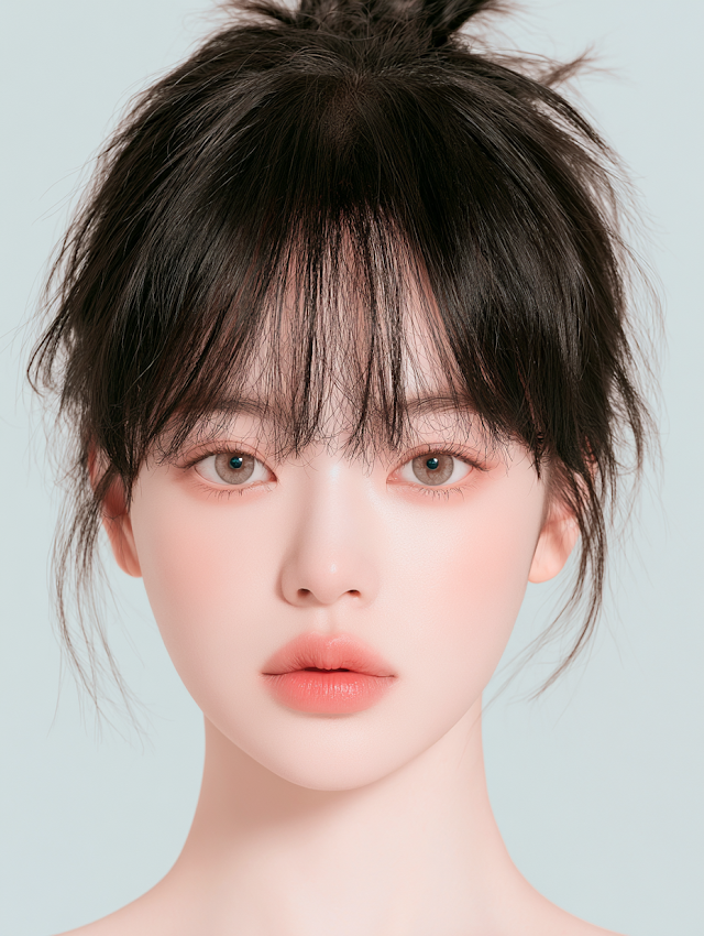 Modern Portrait of a Young Woman