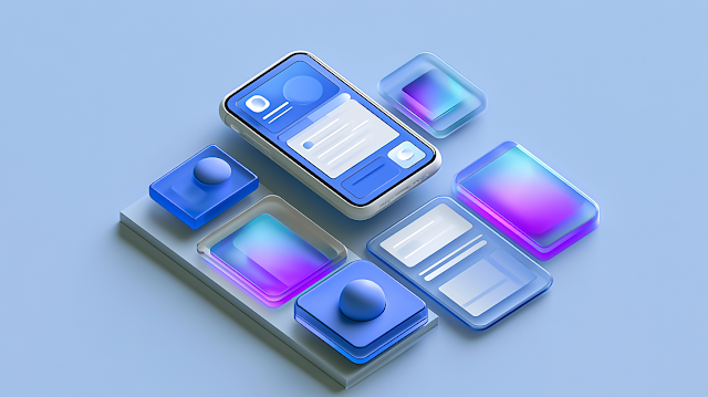 Modern Social Media Mobile App Interface Mockup