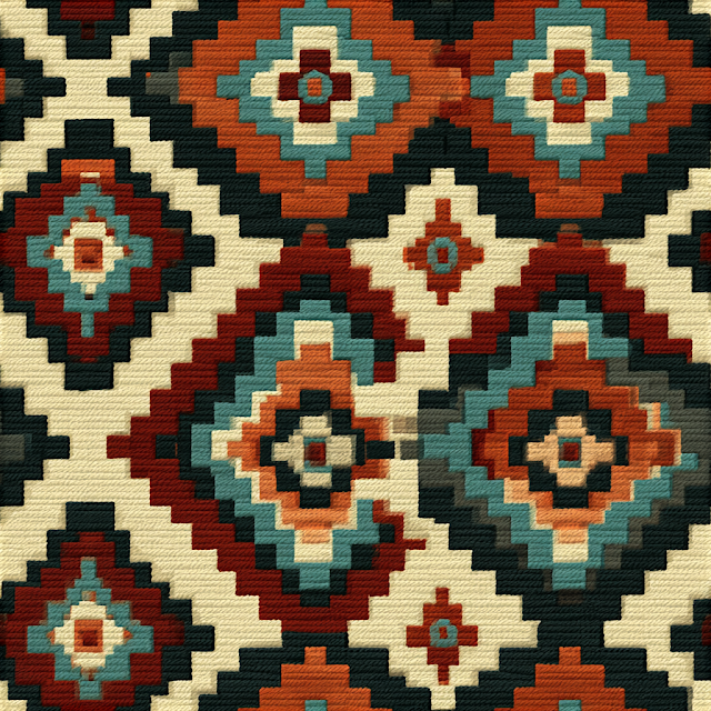 Navajo Seamless Tribal Pattern