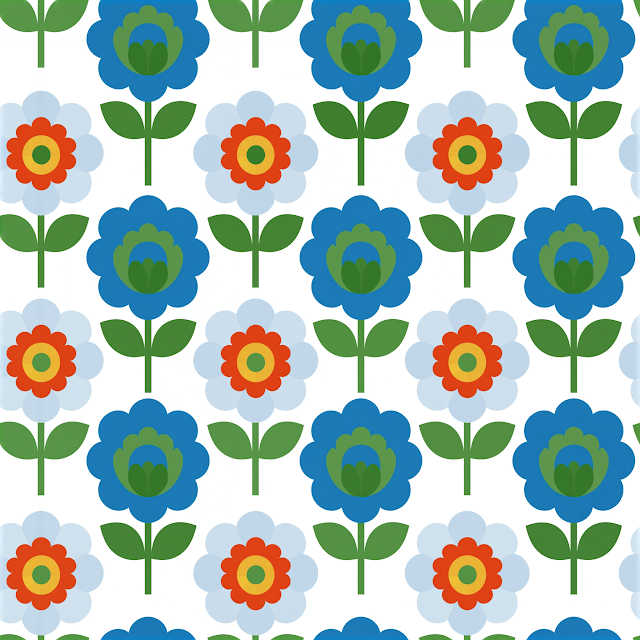Nordic Floral Pattern