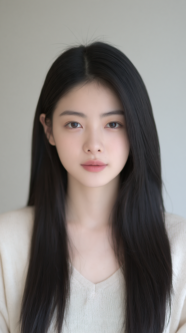 Photorealistic Portrait of a Young Chinese Woman
