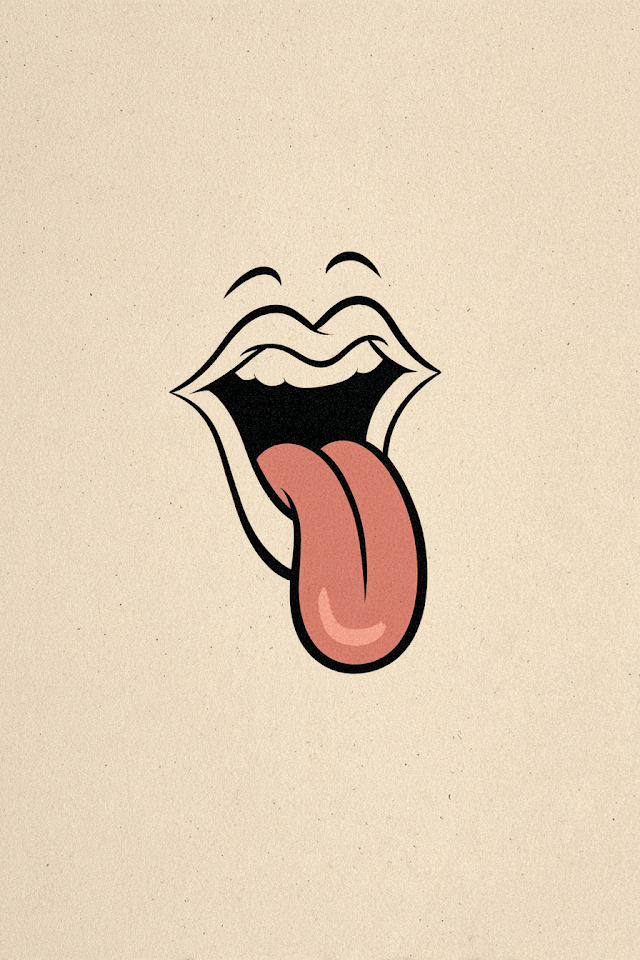 Playful Cartoon Tongue Logo