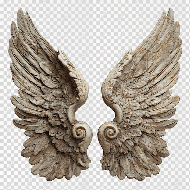 PNG Vintage Roman Angel Wings