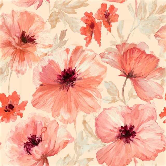 Romantic Watercolor Floral Pattern