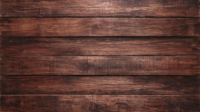 Rustic Dark Brown Wooden Plank Background