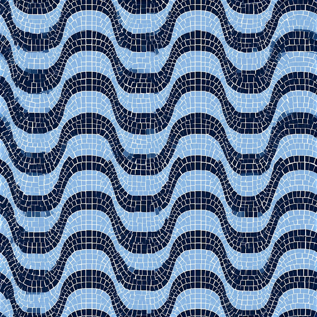 Seamless Geometric Mosaic Tile Pattern