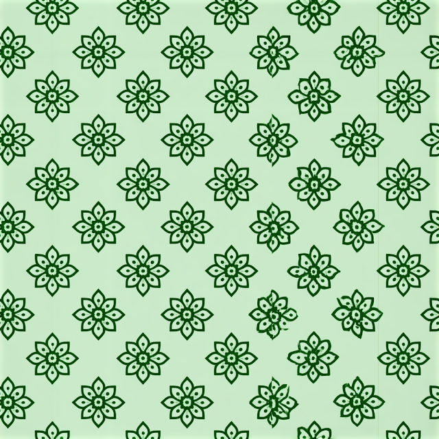 Seamless Minimalist Floral Pattern