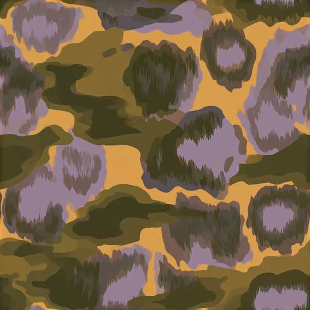 Seamless Organic Camouflage Pattern