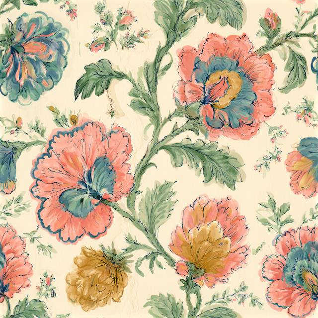 Seamless Vintage Botanical Pattern