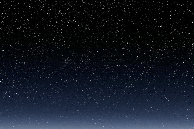 Serene Night Sky with Stars