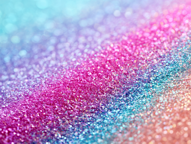 Shimmering Glitter Background in Pastel Colors
