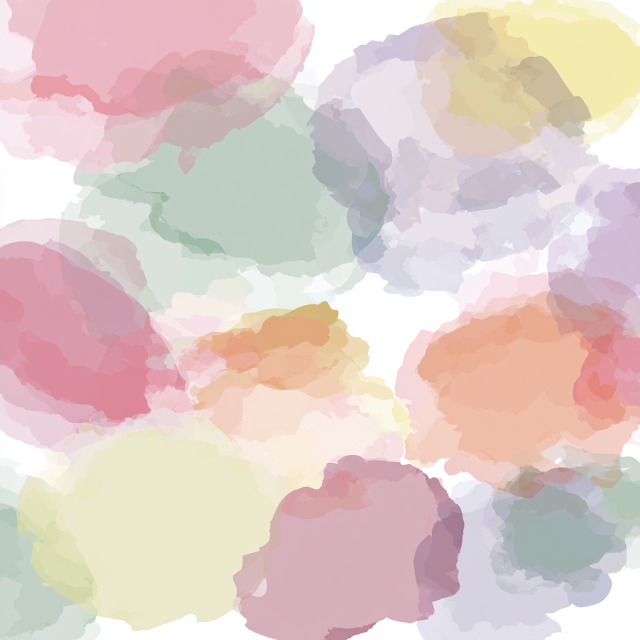 Soft Abstract Watercolor Composition