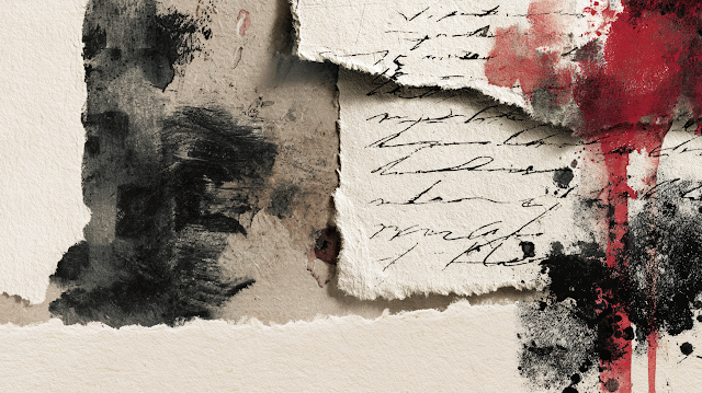 Stylish Urban Artistic Background: Mixed Media Collage