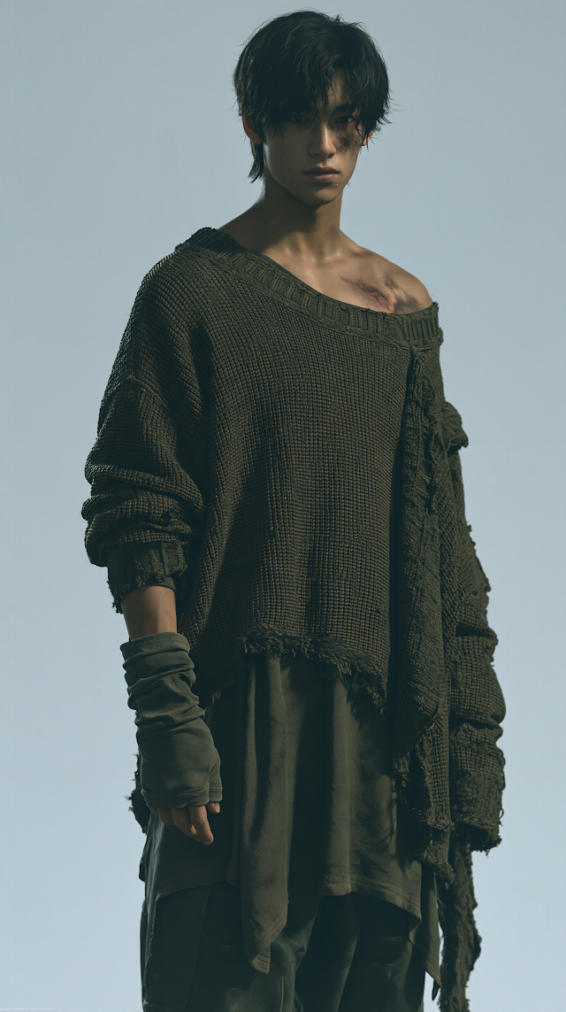 Stylish Young Asian Male in Casual Fashion