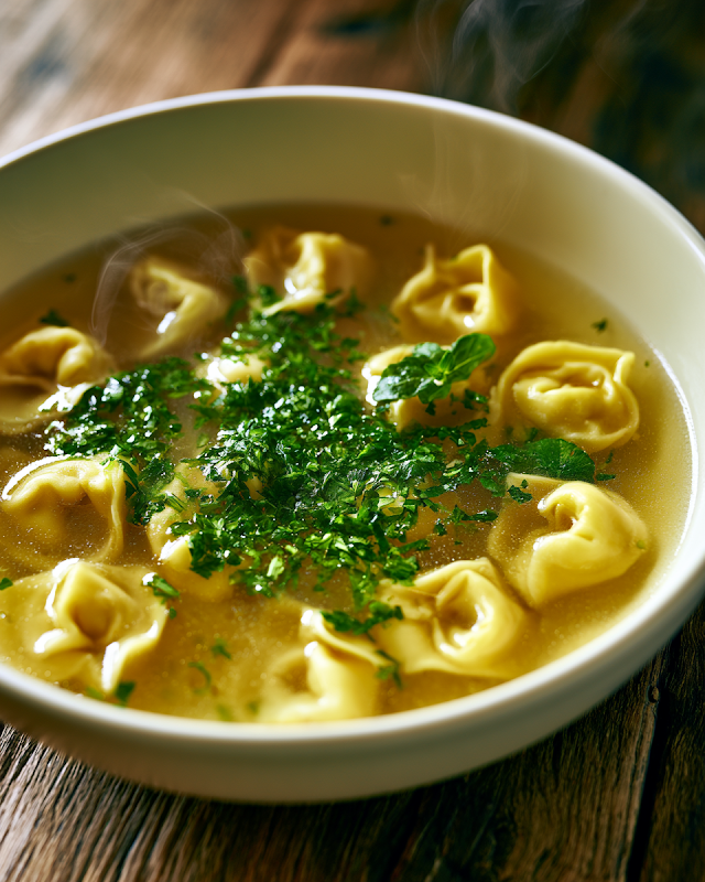 Tortellini in Brodo: Elegant Italian Comfort Food