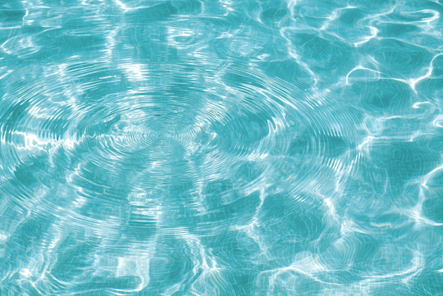 Tranquil Turquoise Pool Water Ripples