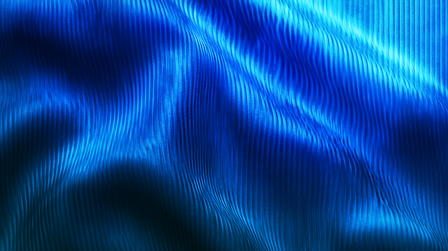 Translucent Blue Fabric Abstract