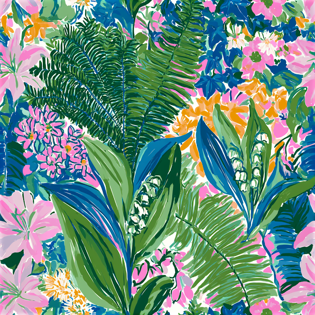 Tropical Floral Fantasy Pattern