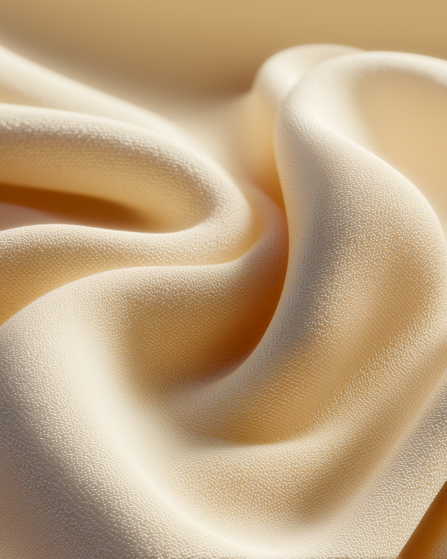 Ultra Macro of Premium Ivory Swim Fabric