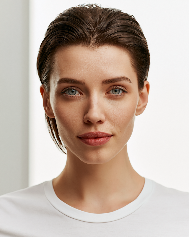 Ultra Realistic Studio Portrait of Slavic Woman