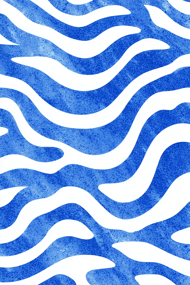 Vibrant Blue Water Ripple Pattern