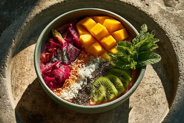 Vibrant Tropical Breakfast Bowl