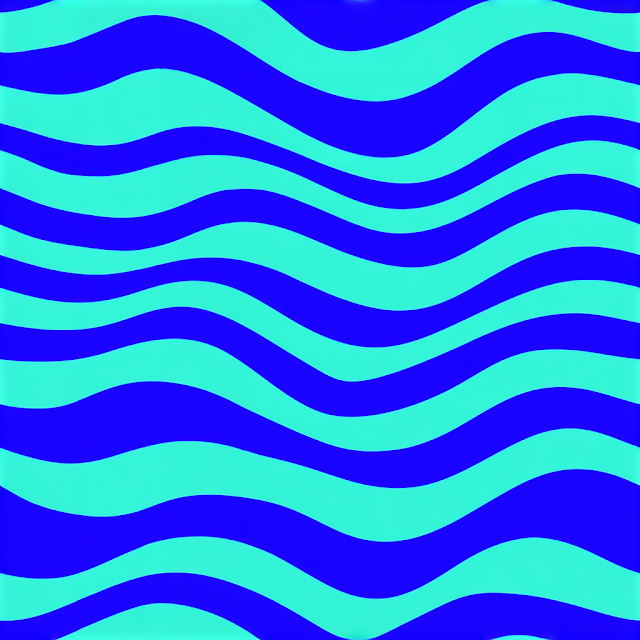 Vibrant Wavy Stripes Pattern