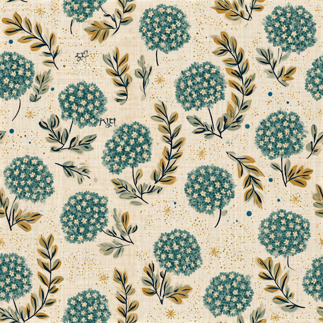 Vintage Floral Fabric Pattern