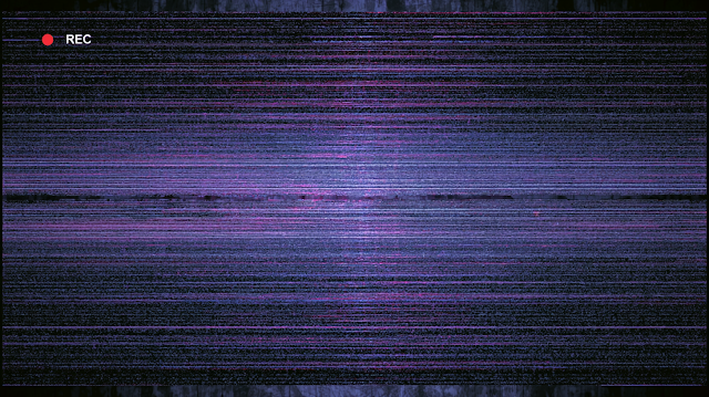 Vintage VHS Glitch Aesthetic with CRT Texture
