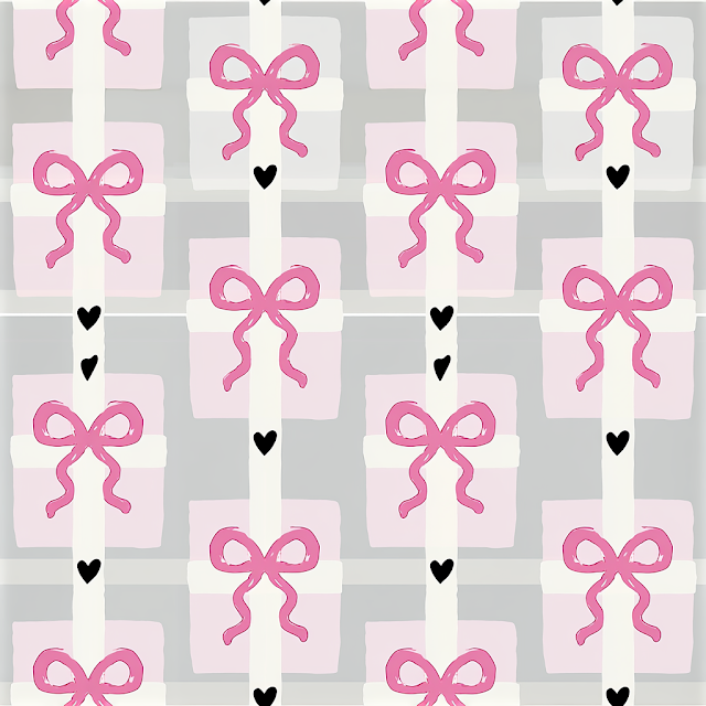 Whimsical Seamless Gift Box Pattern